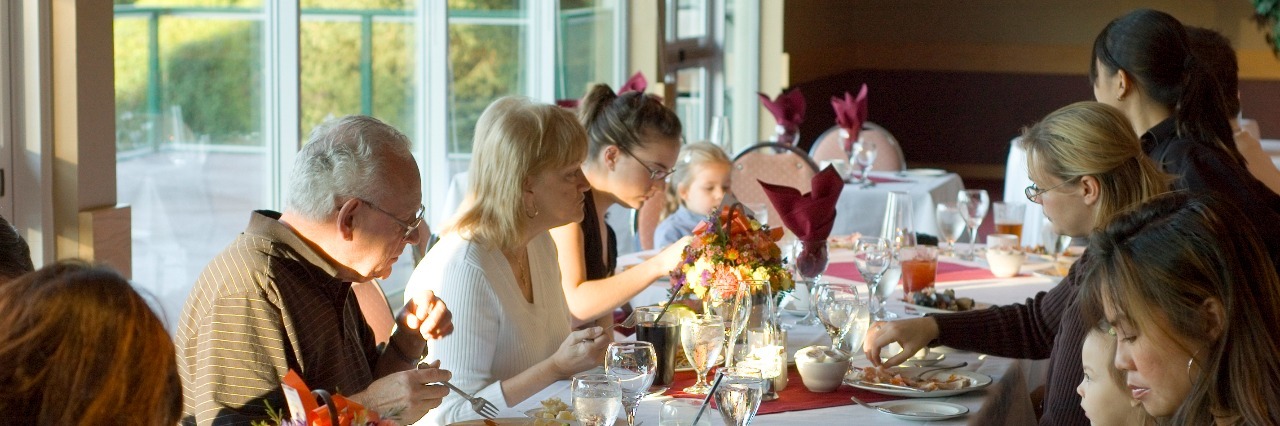 When I Expected Judgment But Found Support for Multiple Sclerosis family eating at dinner table