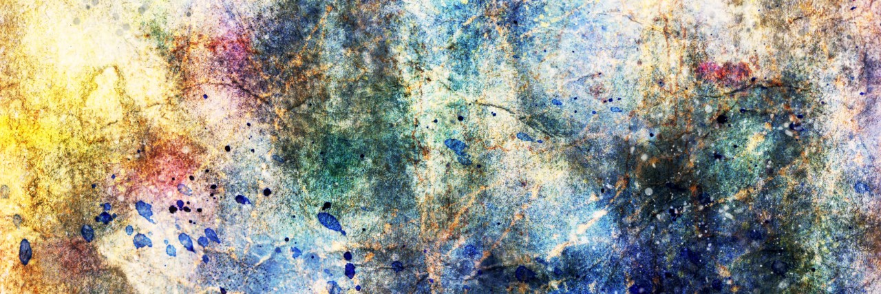 Why I No Longer Fight Against My Pain colorful watercolor canvas