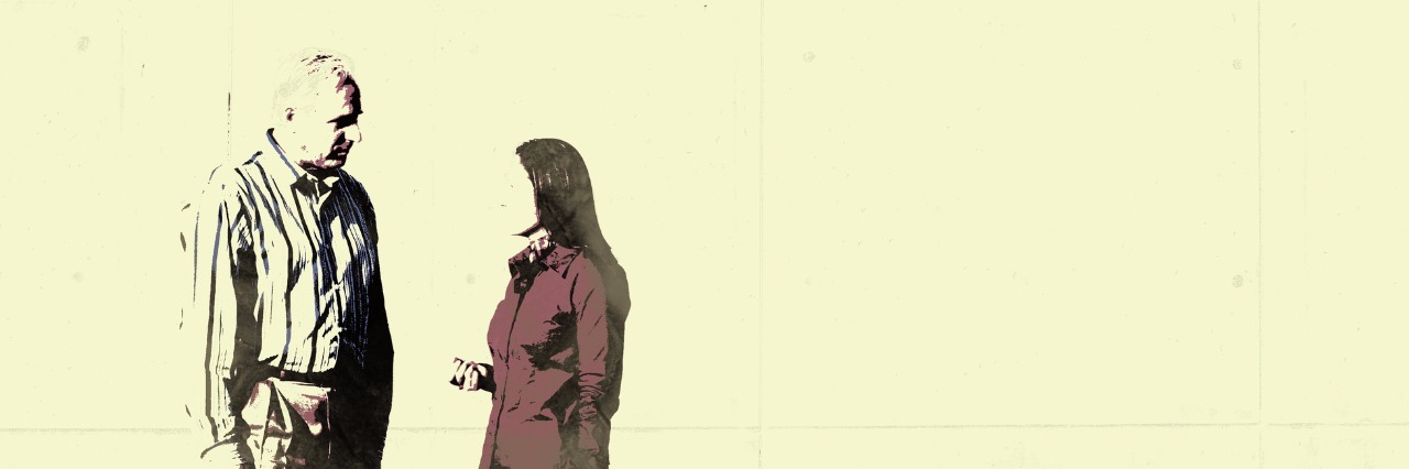 What to Say When Someone Confides in You About Their BPD Couple talking, elevated view