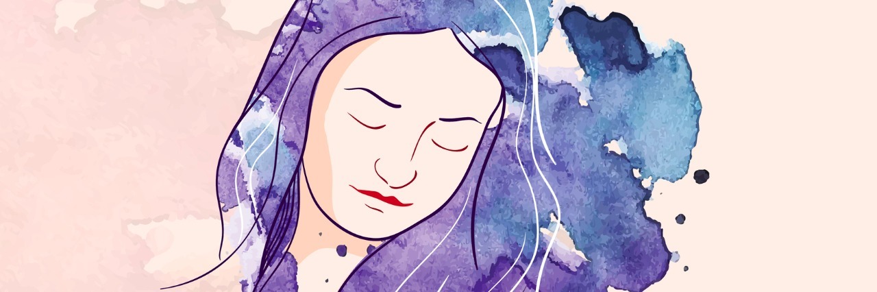 Uncommon Coping Strategies for Borderline Personality Disorder Watercolor girl