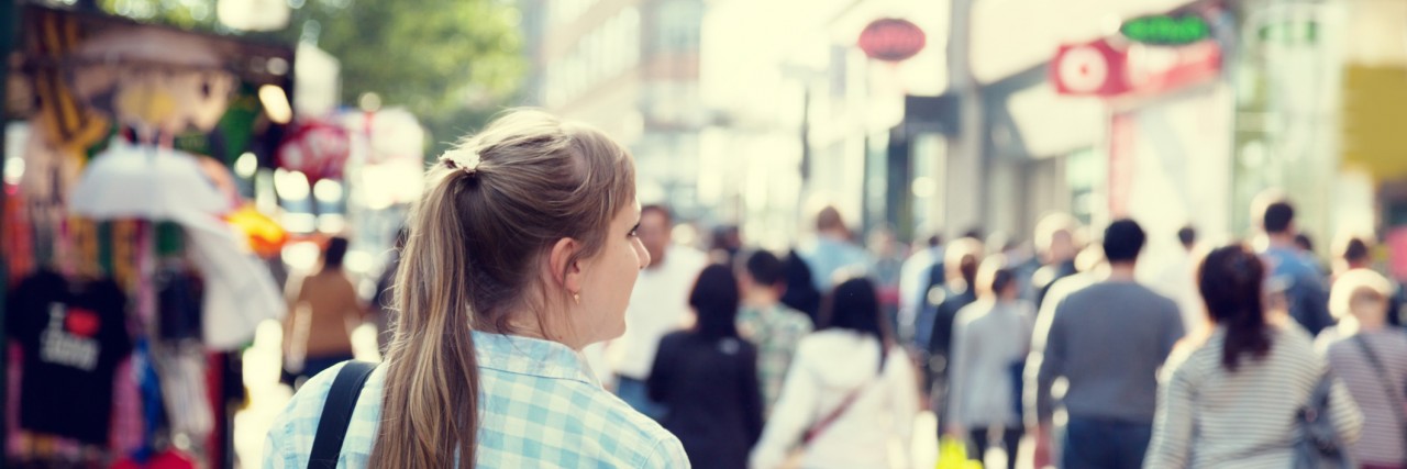 Why My Anxiety and Depression Make Me Seem Rude young woman on street of London