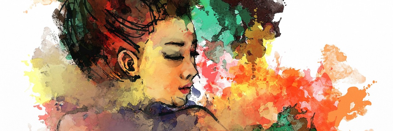 Answering 'How Are You' Is Difficult When You Have Depression watercolor painting of beautiful girlpainting of beautiful girl