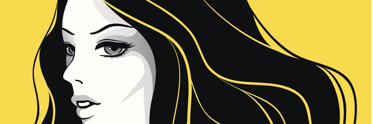 What 'Strength' Actually Means When Struggling With Depression Vector illustration of Beautiful woman