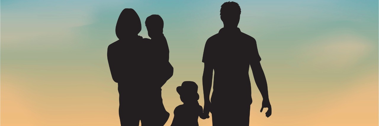 How Life With POTS Is Like a Hallmark Movie Family silhouettes in nature.