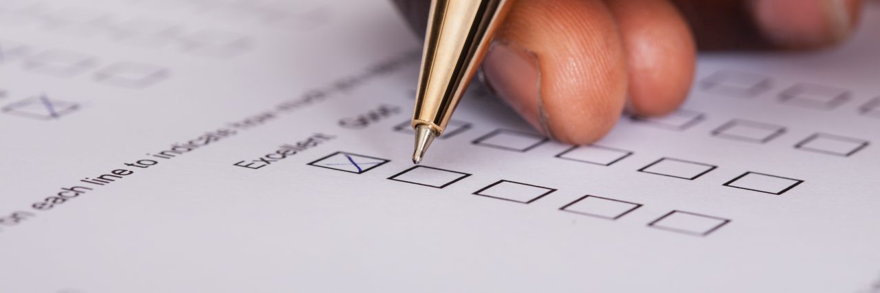 Things No One Told Me When I Applied for Disability Benefits Filling out an application.