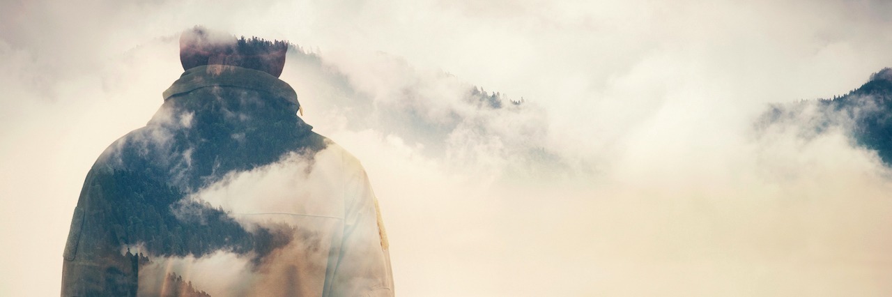 What It's Like When Depression Takes Away Your Interests man standing in front of clouds