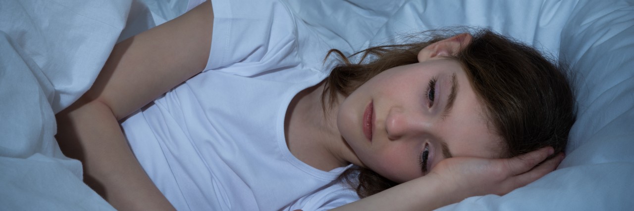 I Waited Too Long to Seek Help for Depression Girl Having Sleeplessness Night