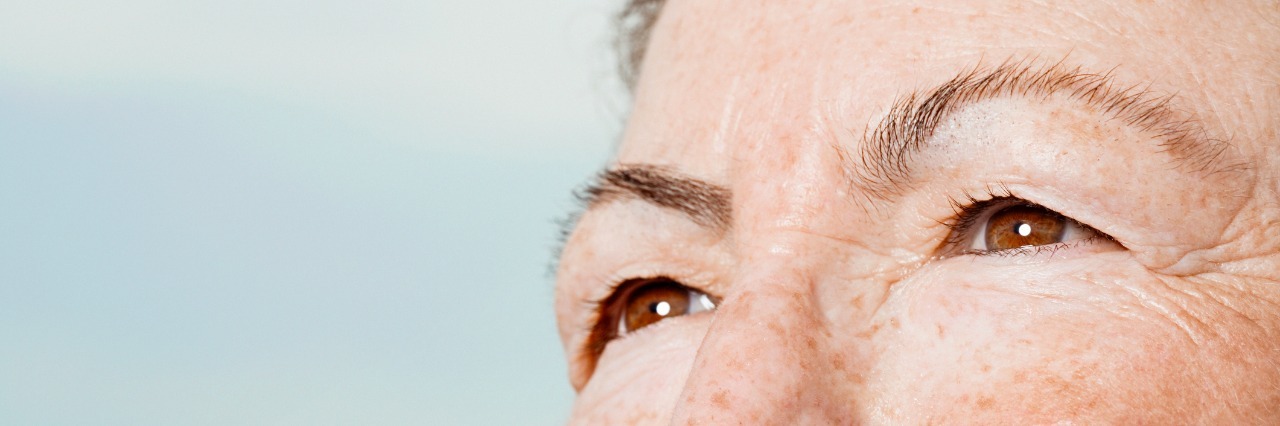 When I Question If I'll Ever Know Love Again as a Rape Survivor Detail of senior woman's face