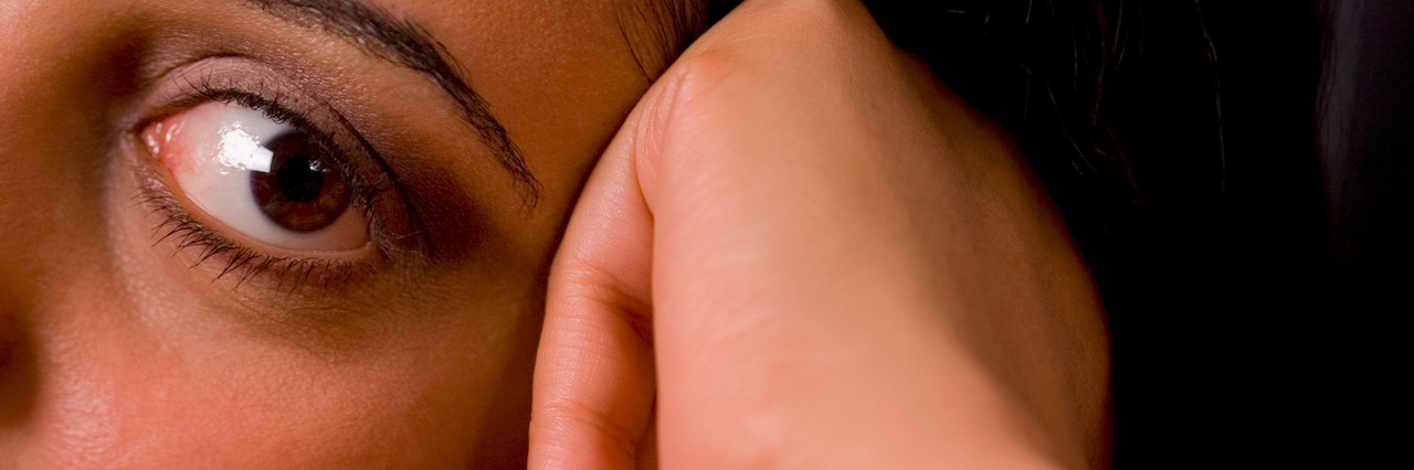 What I Feel Like When I'm Suicidal Woman resting her face on her hand