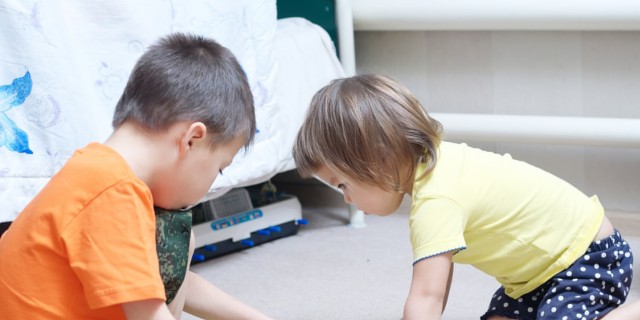 When Kids Ask What's 'Wrong' With My Son Who Has Allan-Herndon-Dudley Syndrome Brother and sister playing together, siblings play home on chess