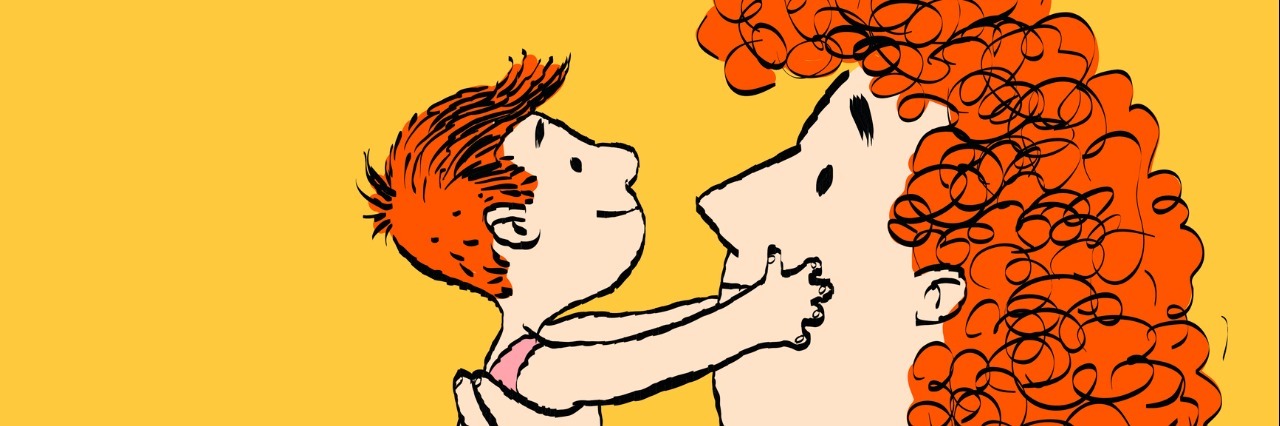 The Complexity of Being a Mom With 'Functional' Anxiety mother holding son with red hair