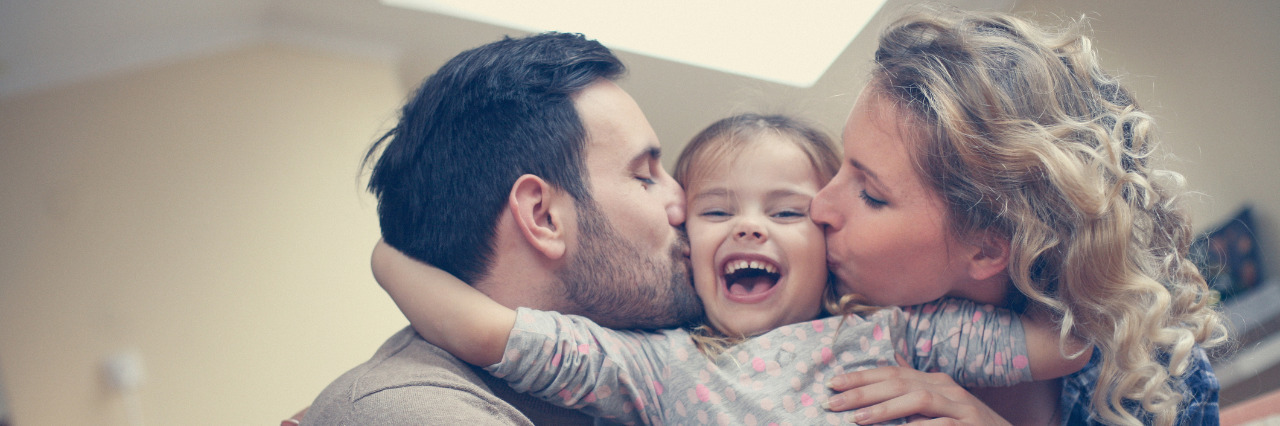 Thank You Letter to My Parents From Your Daughter With Cerebral Palsy Loving parents with daughter.