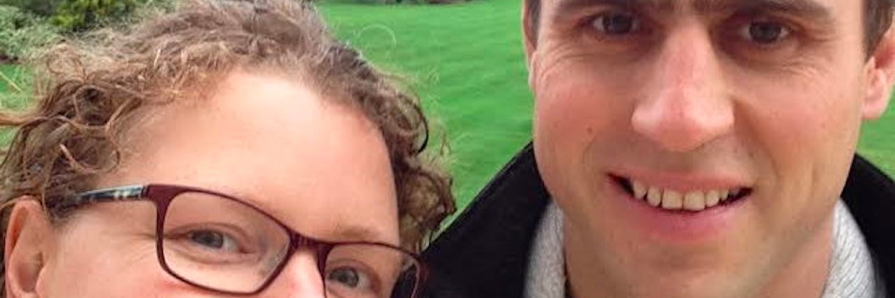 To My Valentine, From Someone With Chronic Fatigue Syndrome man and woman smiling in front of green lawn