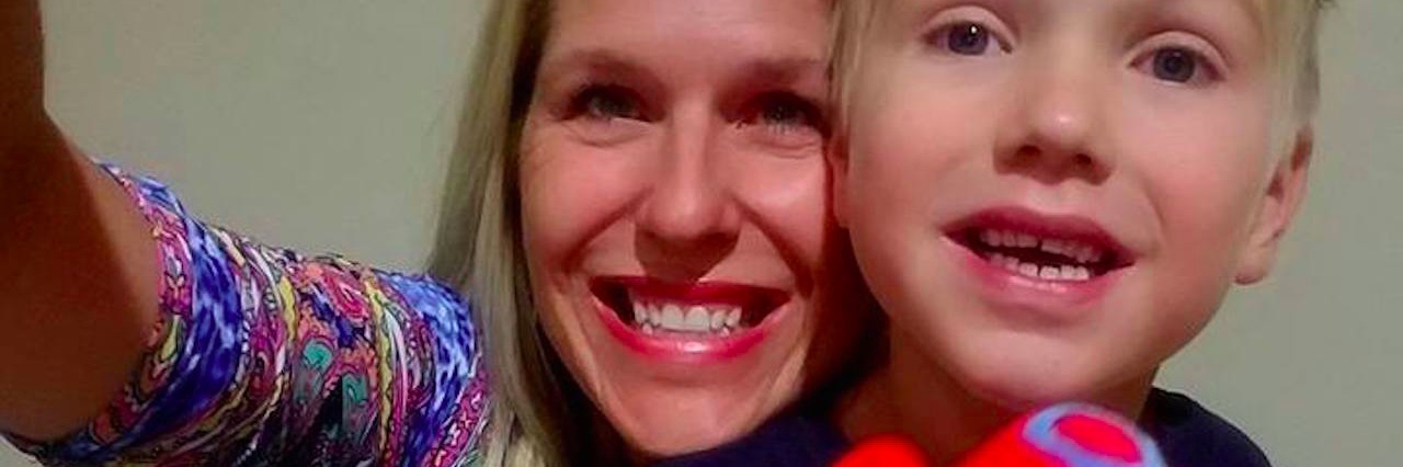 What I Want for My Son During Congenital Heart Awareness Week woman and young boy with blonde hair