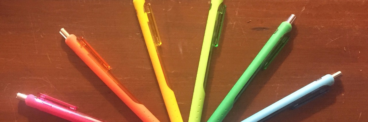 How to Act When Someone Says They Are 'so OCD' colored pens
