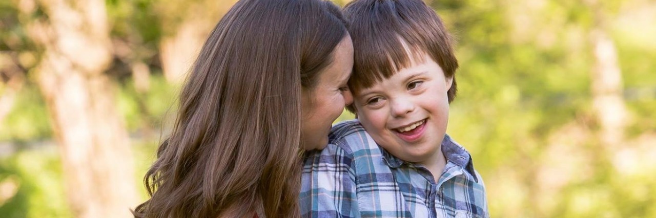 What Betsy DeVos Confirmation Means to Me as a Special Needs Parent Mom and son in a park