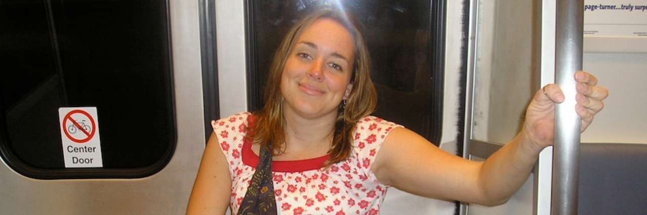 Finding Serendipity After a Spinal Cord Injury Beth on the subway.