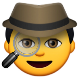 sleuth or spy emoji