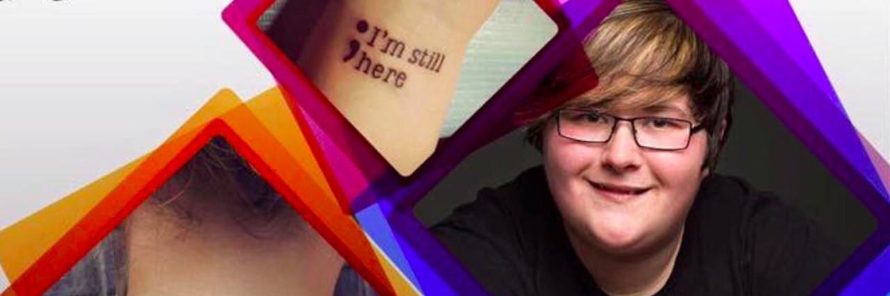Finding Hope After Project Semicolon Founder Amy Bleuel's Suicide Collage of Amy Bleudel and semicolon tattoos
