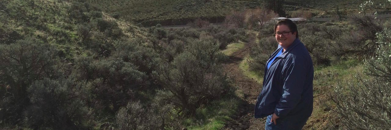 What It Feels Like to Lose Amy Bleuel to Suicide Amy Bleuel going for a hike