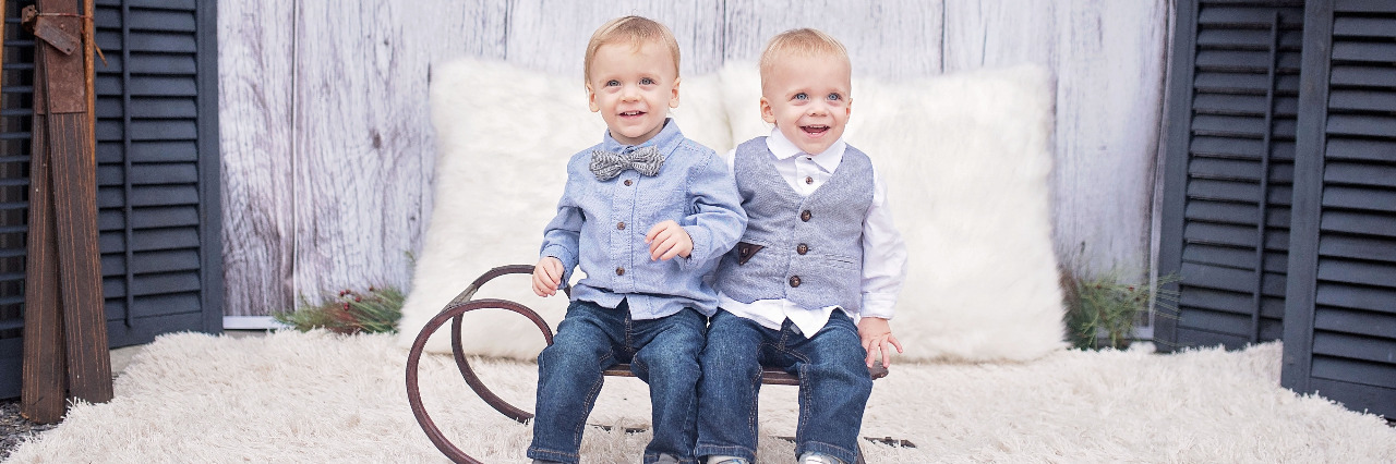 My Son Was Diagnosed With Cerebral Palsy -- and I Was Happy Logan and Mason.