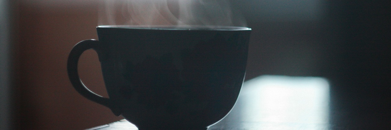 The Morning Marathon of a Working Mom With Multiple Sclerosis coffee on kitchen table