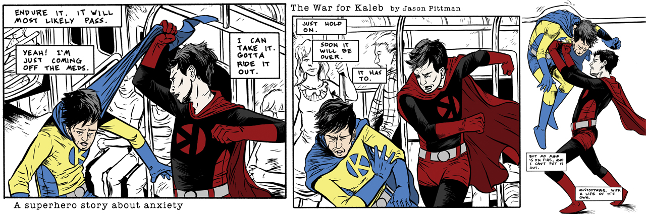 'The War for Kaleb:' Why I Create Comics About Anxiety Comic strip