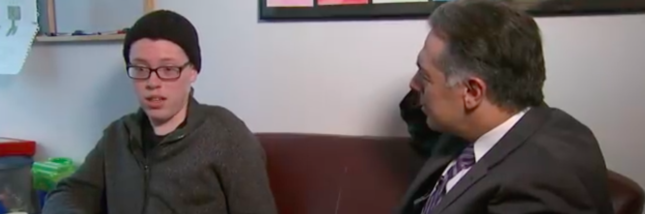 My Son Spoke About Bipolar and 'Touched With Fire' on the News The author's son on the news