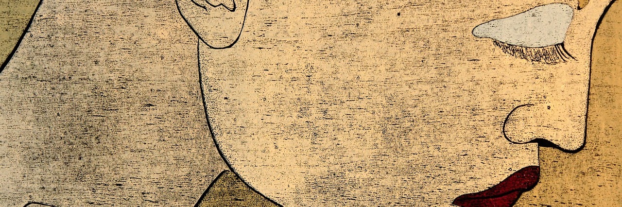 When My Borderline Personality Disorder Feels Like a Parasite Wooden print of a portrait of a woman