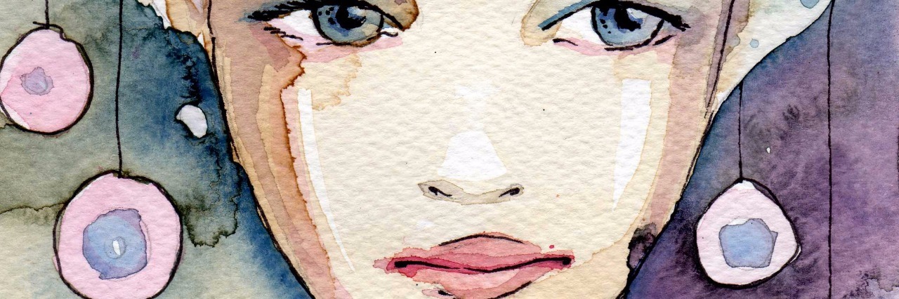 How to Give Your Anxious Thoughts a Day 'Off' portrait of a woman.