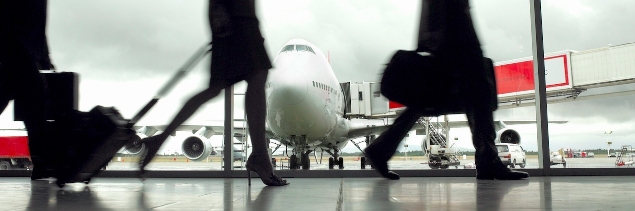Going to the Airport With Dissociative Identity Disorder people walking through an airport