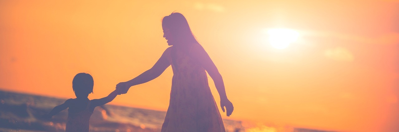 To My Mom With Breast Cancer, From Your Daughter With MCTD Mother with her daughter on the beach