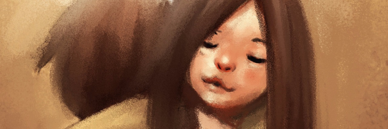 How to Support a Friend or Family Member Struggling With Depression digital painting of love couple hugging, watercolor on paper texture