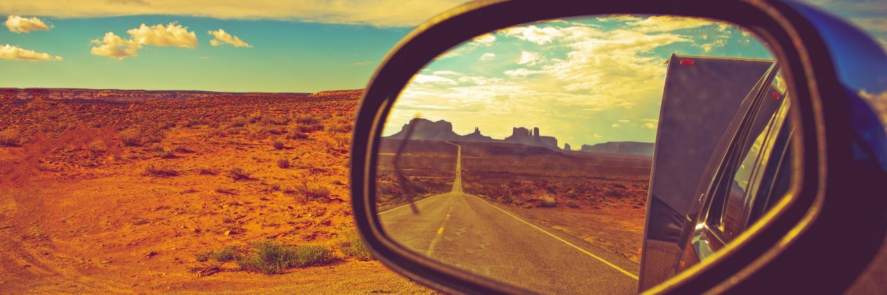 Managing Anxiety When Spontaneous Events Come Your Way Travel Trailer Road Trip in Arizona. Looking Back and Saying Good Bye to the Famous Monuments Valley.