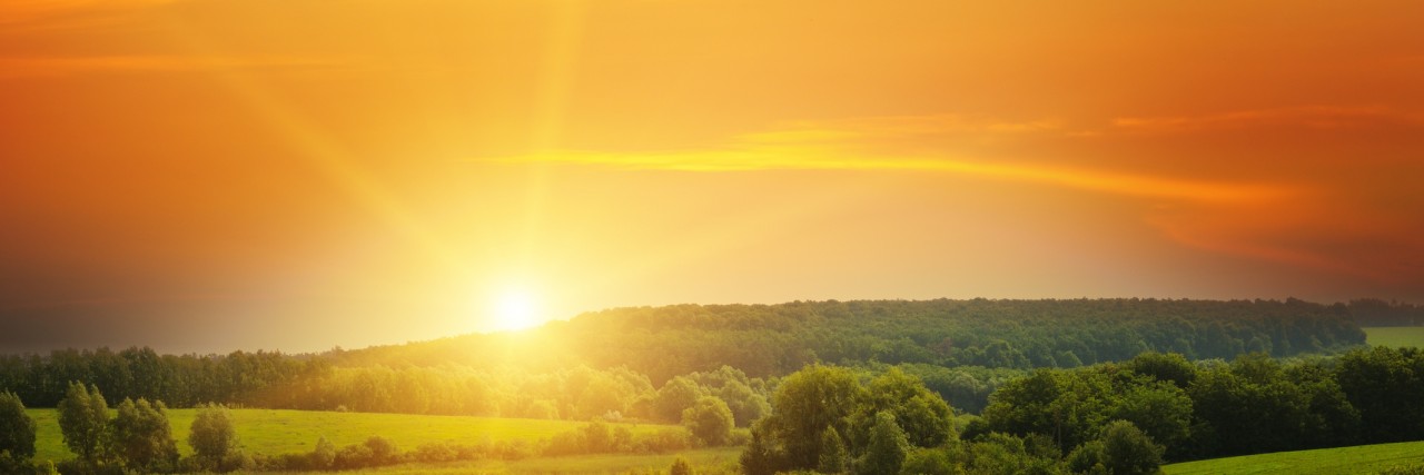 Quotes and Words of Wisdom That Helped My Addiction Recovery field, sunrise and blue sky