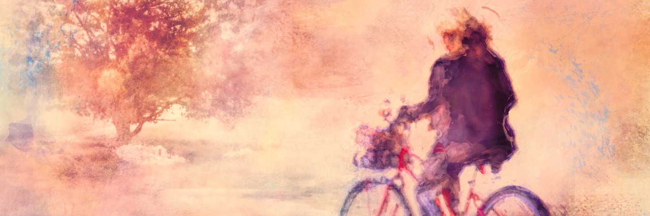 Why We Need to Talk About Depression A woman riding her bike