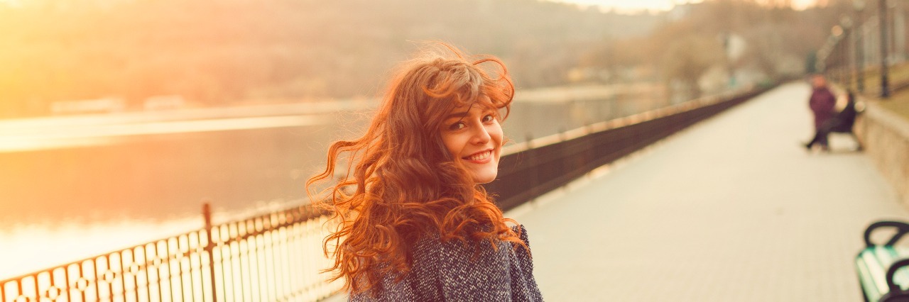 I Am More Than the Size of My Body woman walking on the street