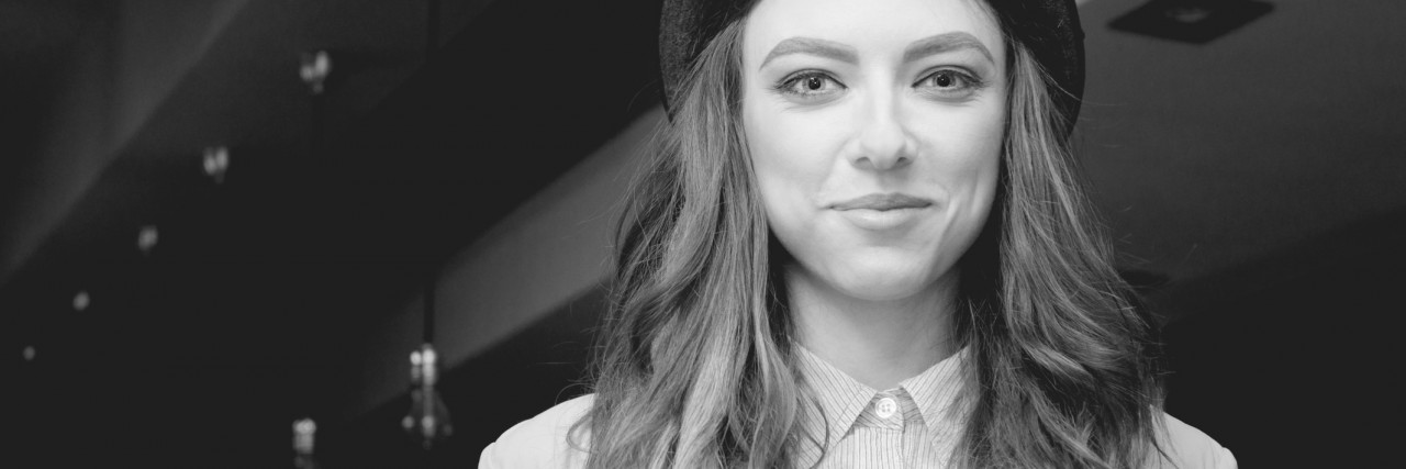 What Depression Feels, Sounds and Looks Like Me Girl portrait with hat