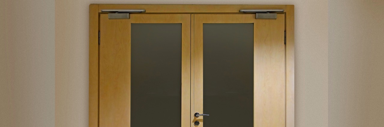 Being in the Psych Ward Felt Like the End, but It Was Just the Start psych ward door