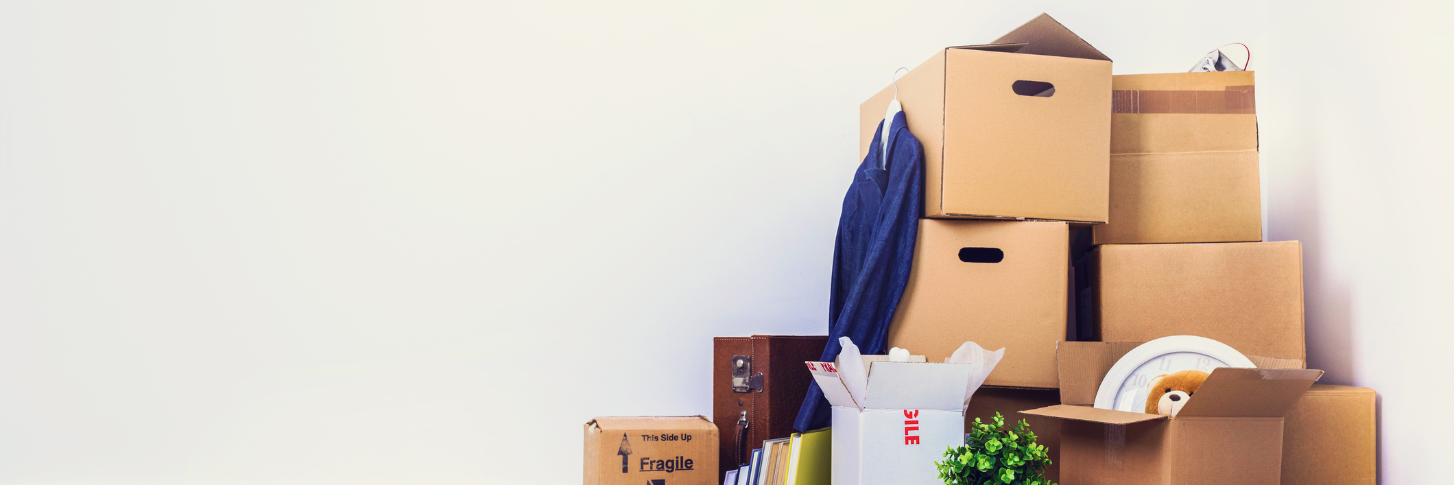 My Eating Disorder Recovery Was Like Moving to a New House Packed cardboard boxes and stuff during moving into new home