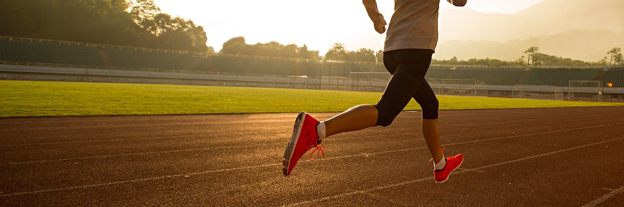 woman running