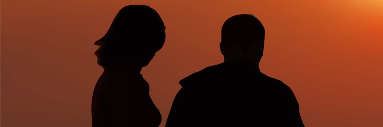 What Gave Me the Courage to Tell Others About My Epilepsy Silhouette of man and woman at sunset on beach