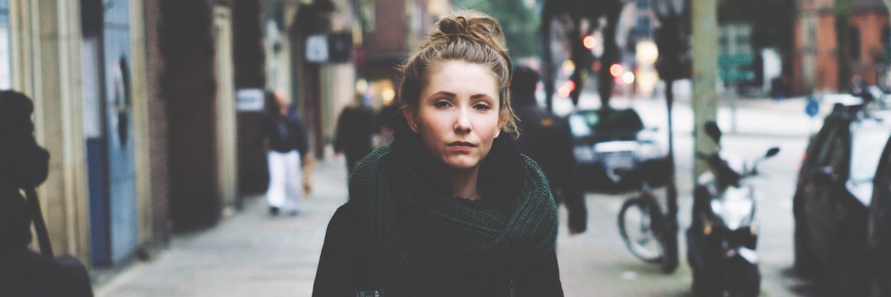 The Frustration of Slowly Recovering From Depression woman in the street