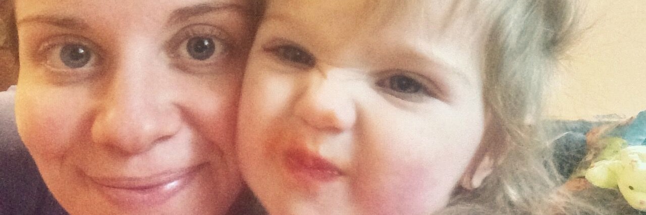 Parenting With Type 1 Diabetes, Celiac Disease, Fibromyalgia mother and young daughter smiling