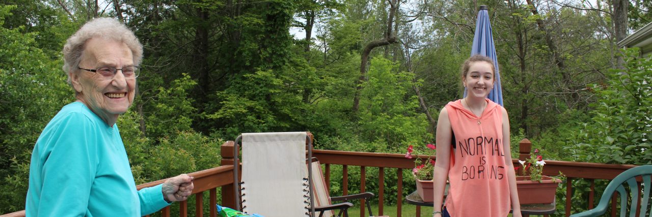 Helping My Mother and Daughter Face Health Challenges grandmother and daughter on deck