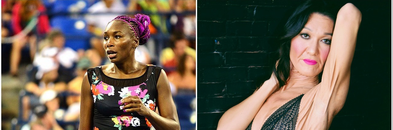 11 Inspiring Women Who Have Chronic Illnesses venus williams and sara geurts