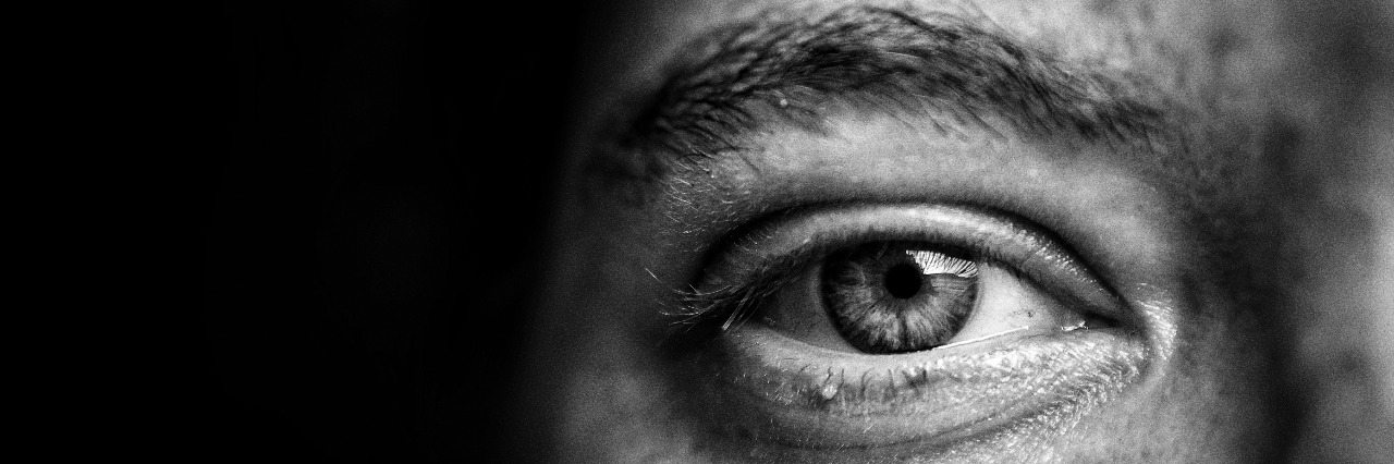 Finding Hope With Ehlers-Danlos Syndrome When There's No Cure black and white photo of an eye