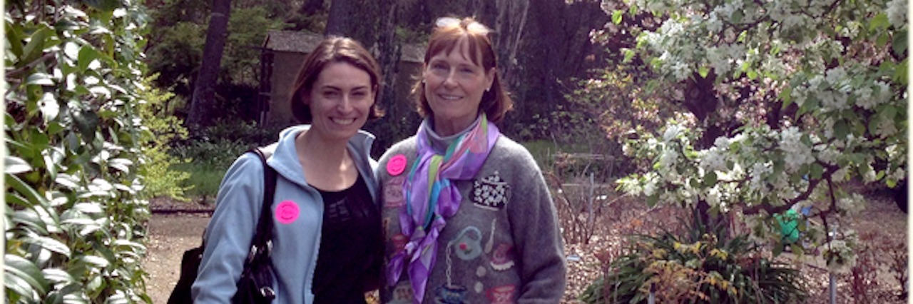 Contributor Sarah and her mother