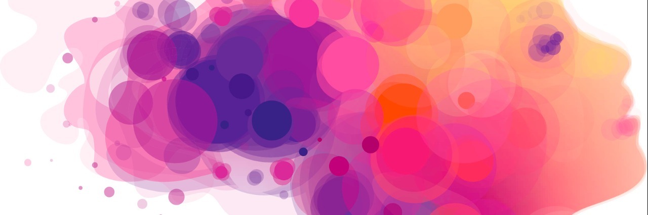 How to Explain Lupus to People With Functioning Immune Systems pink and purple drawing of woman's profile