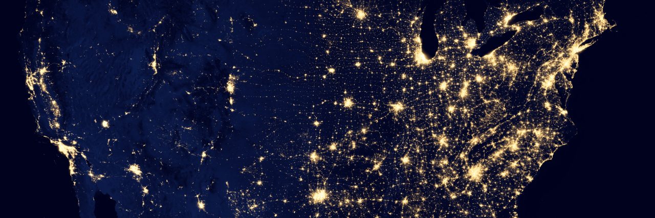The Anxiety of Worrying I'm Missing Everything the World Has to Offer nasa map of the u.s.